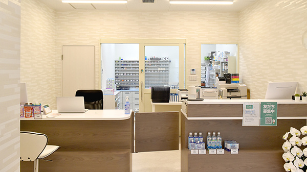 ピース薬局 玉造店の受付/カウンター