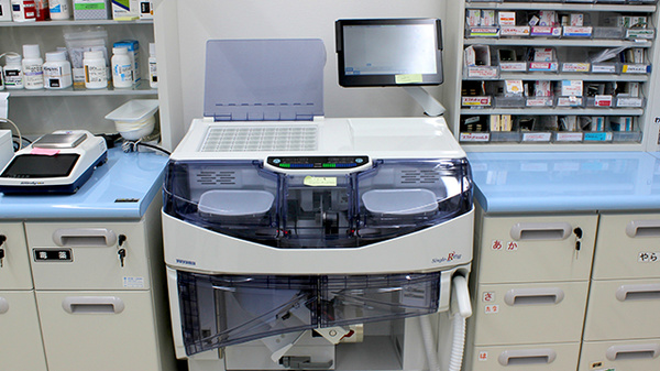 サンロード調剤新田店の調剤器具