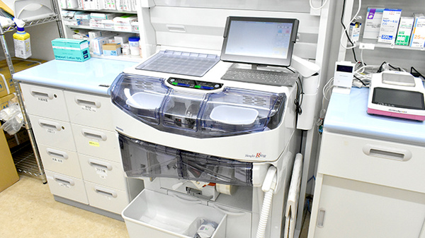 美山ゆう薬局の調剤器具