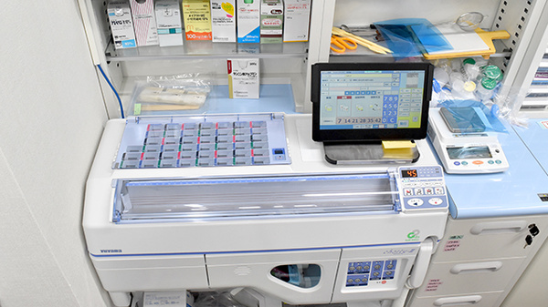 中川薬局　自由が丘駅前店の調剤器具