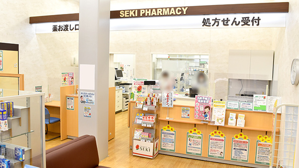 セキ薬局　新宿町店の受付/カウンター