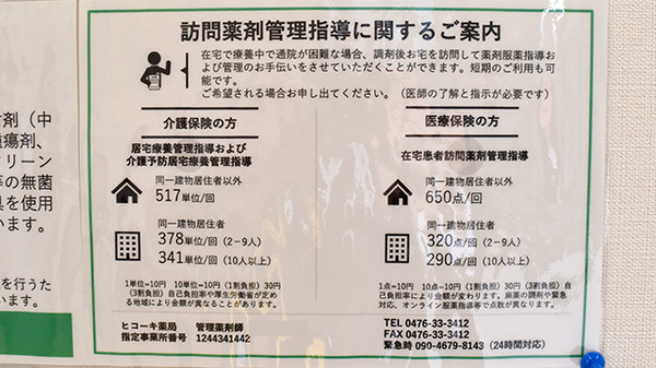 ヒコーキ薬局の在宅対応