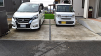 ヒコーキ薬局の駐車場