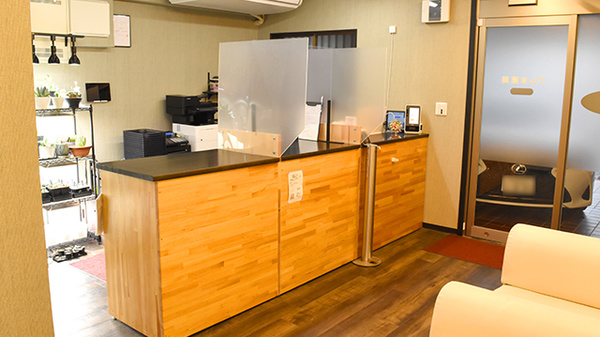 てんま薬局の受付/カウンター