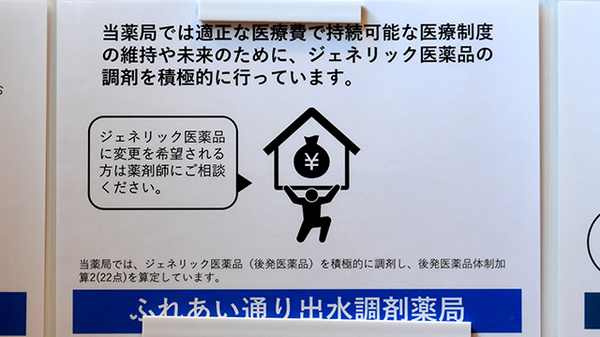 ふれあい通り出水調剤薬局のジェネリック対応