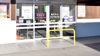 コスモス調剤薬局　上溝店の入口