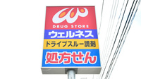ウェルネス薬局皆生店の看板