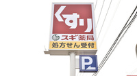 スギ薬局 鞍月店の看板