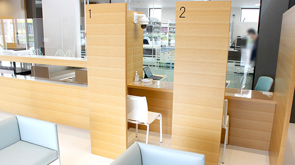 むつみ薬局 光和店の受付/カウンター