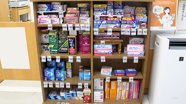 アカカベ薬局　忍ケ丘店の一般医薬品