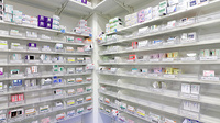 スギ薬局 蘇我鵜の森店の薬棚