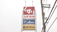 スギ薬局 南永井町店の看板