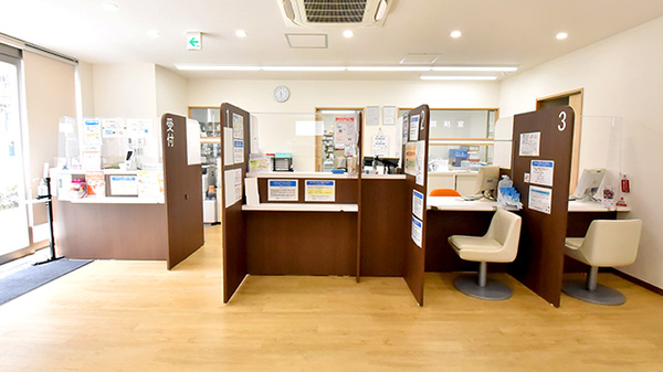 大阪みなみ薬局2号店の受付/カウンター