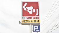 スギ薬局　金石店の看板