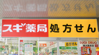 スギ薬局　新大阪東店の看板