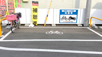 ヤックスドラッグ上総湊薬局の駐輪場