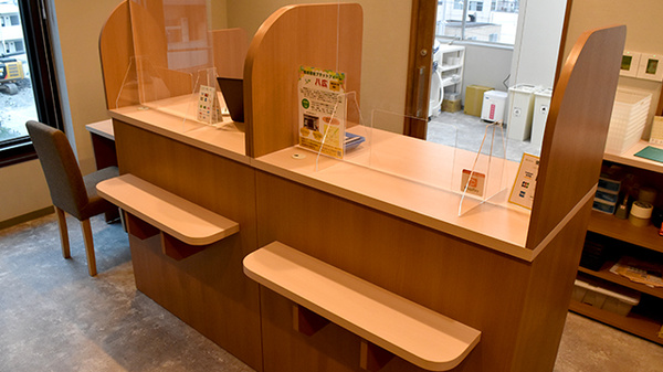 かえで薬局 八広店の受付/カウンター