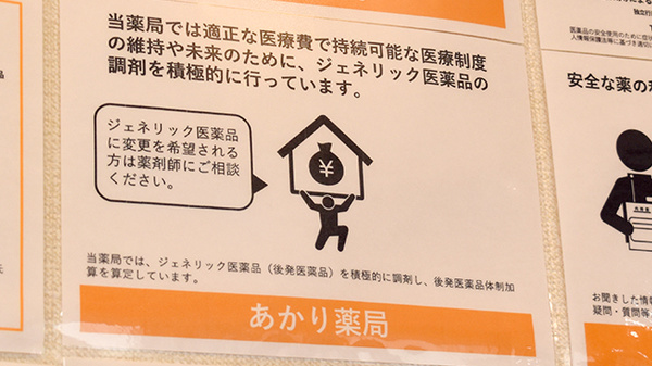 あかり薬局のジェネリック対応