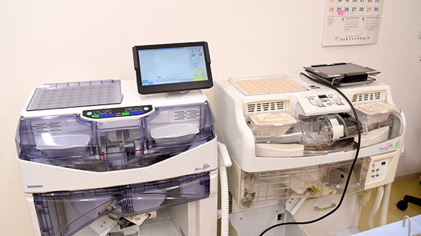 コスモファーマ薬局大新店の調剤器具