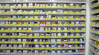 ドラッグイレブン薬局西新店の薬棚