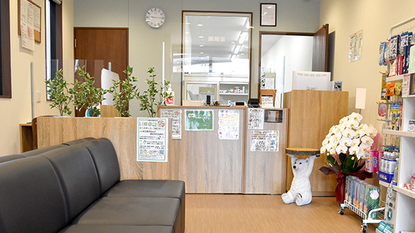 ワイアンドワイ薬局宇都宮店の受付/カウンター