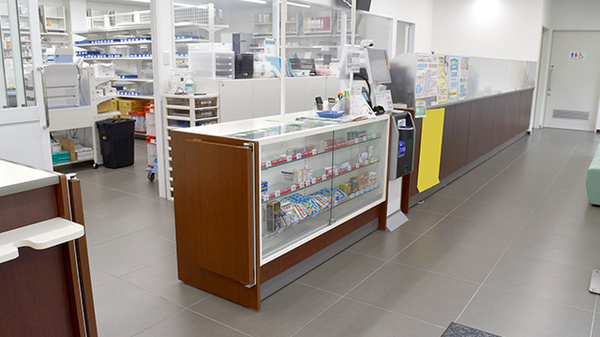 ゴダイ薬局 青山北センター店の受付/カウンター