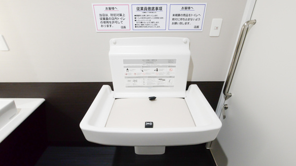 ウォンツJA広島総合病院前薬局のキッズ用設備