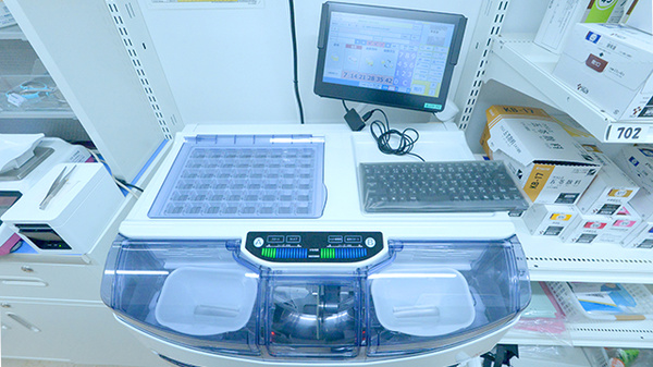 ツルハ薬局　京都府庁前店の調剤器具