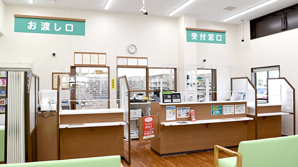 杏林堂薬局　新原店の受付/カウンター