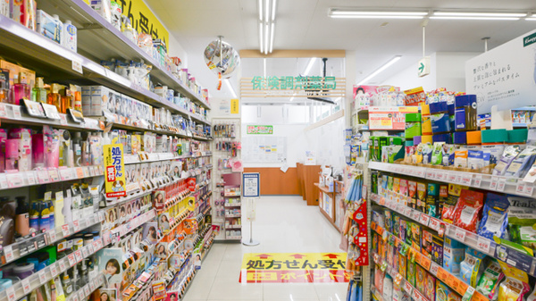 薬局くすりの福太郎　市川大野駅前店の入口