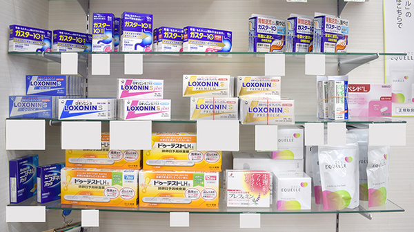 ココカラファイン薬局カメイドクロック店の一般医薬品