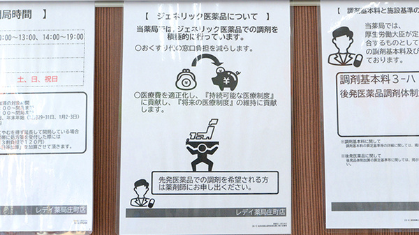 レデイ薬局　庄町店のジェネリック対応
