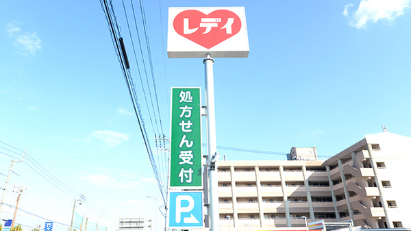 レデイ薬局　庄町店の看板