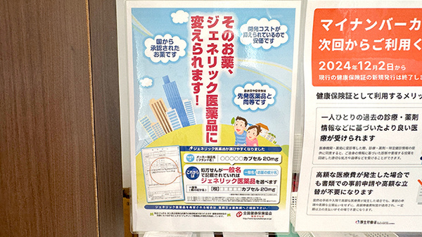 キブナ薬局のジェネリック対応