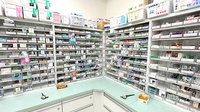 中央薬局宿根店の薬棚