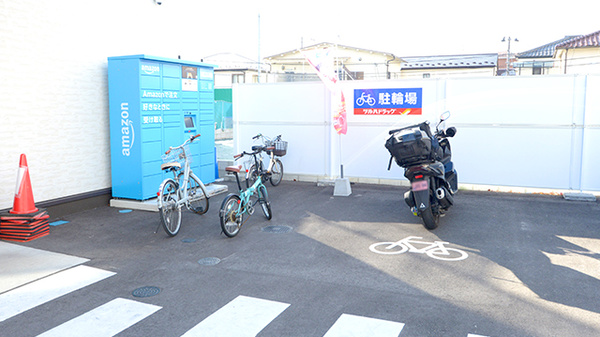 調剤薬局ツルハドラッグ仙台台原店の駐輪場