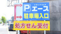 ドラッグストアエース興南町薬局の看板