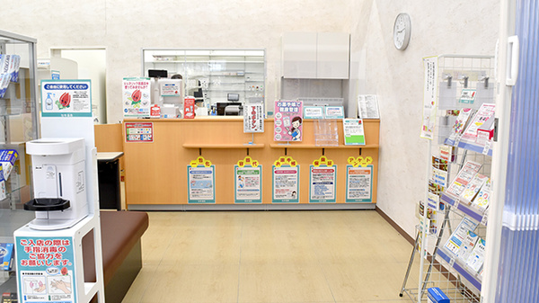 セキ薬局　宮代店の受付/カウンター