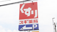 スギ薬局 春田店の看板