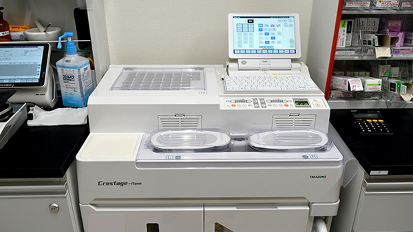 メープル薬局の調剤器具