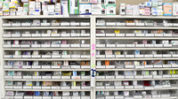 シナモン薬局 古川橋店の薬棚