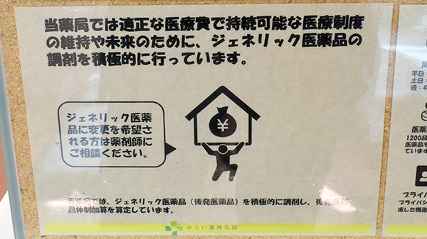 ジェネリック対応