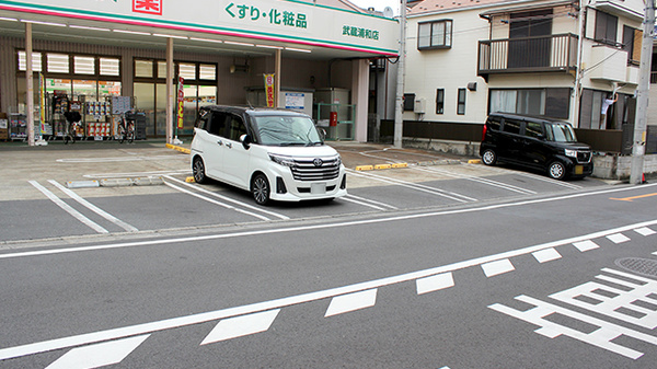 ドラッグセイムス武蔵浦和薬局の駐車場