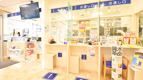 クオール薬局検見川浜店の受付/カウンター