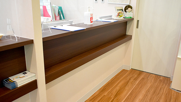 ハートフル薬局　香椎店の受付/カウンター