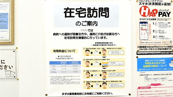 調剤薬局ツルハドラッグ小牧店の在宅対応