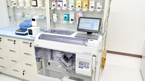 ドラッグセイムス柳崎1丁目薬局の調剤器具