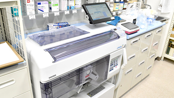 セイムス岸里玉出薬局の調剤器具