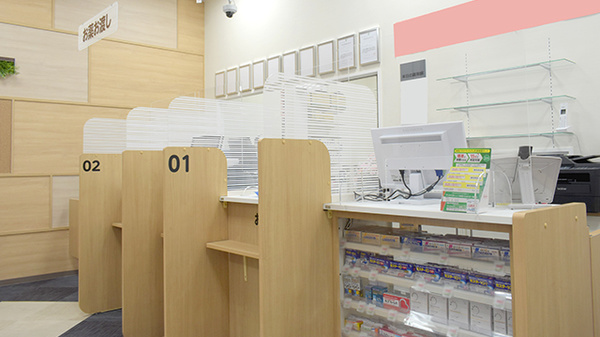 ココカラファイン薬局西神中央店の受付/カウンター