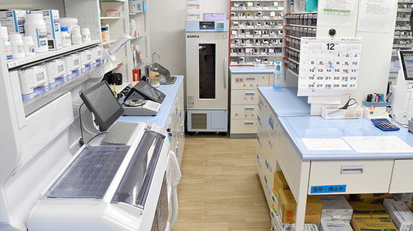 あるぷす薬局竜洋店の調剤室